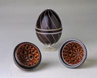 Black and Silver Egg
